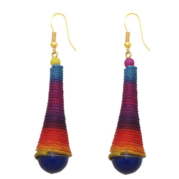 The99Jewel MultiColor Thread Earrings - 1308320B