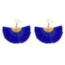 Jeweljunk Blue Thread Gold Plated Earrings - 1308354H