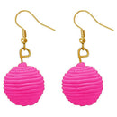 Jeweljunk Pink Thread Dangler Earrings - 1308358C