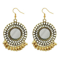 Jeweljunk Antique Gold Plated Afghani Earrings - 1308362A