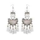 Jeweljunk Thread Meenakari Afghani Tassel Earrings - 1308370A