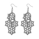 Urthn Oxidised Plated Designer Dangler Earrings