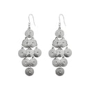 Urthn Silver Plated Designer Dangler Earrings