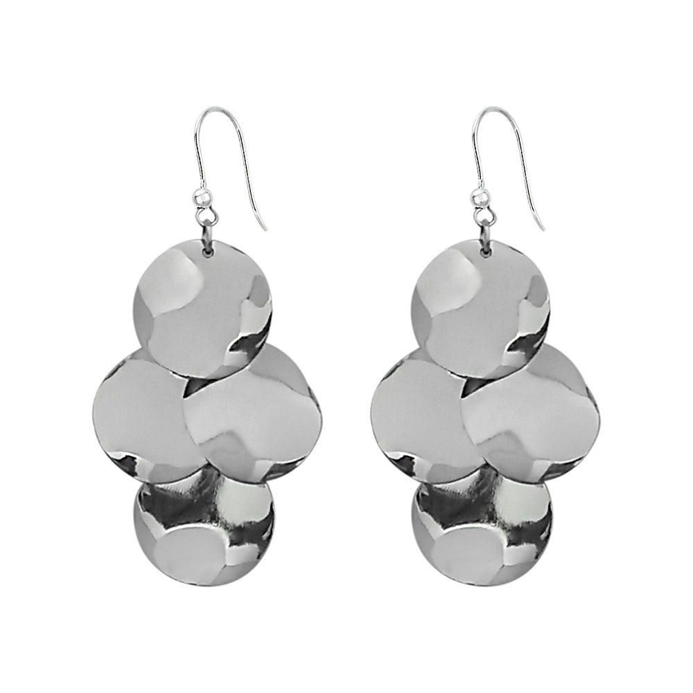 Urthn Silver Plated Designer Dangler Earrings