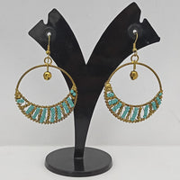 Jeweljunk Gold Plated Beads Dangler Earrings  - 1309091A