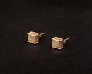 Urthn Gold Plated Austrian Stone Stud Earrings - 1309905A