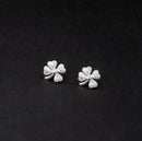Urthn Austrian Stone Rhodium Plated Stud Earrings - 1309912B