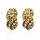 Kriaa White Austrian Stone Stud Earrings