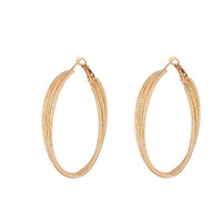 Kriaa Gold Plated Hoop Earrings - 1310202B