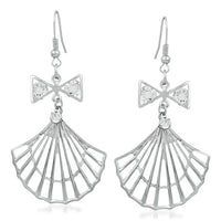 Urthn Silver Plated Stone Dangler Earrings - 1310605