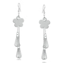 Urthn Stone Silver Plated Dangler Earrings - 1310620
