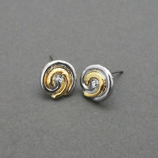 Urthn 2 Tone Plated Assorted Stud  Earrings - 1310721