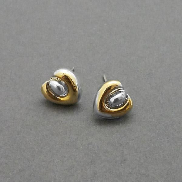 Urthn 2 Tone Plated Assorted Stud Earrings - 1310734