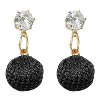 Urthn Austrian Stone Gold Plated Dangler Earrings - 1310904B