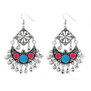 Jeweljunk Black Oxidised Plated Afghani Earrings - 1311034J