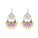 Jeweljunk Meenakari Beads Afghani Earrings - 1311211C