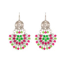 Jeweljunk Meenakari Beads Afghani Earrings - 1311212B