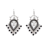 Jeweljunk Meenakari Beads Afghani Earrings - 1311213F