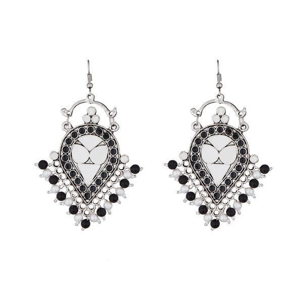Jeweljunk Meenakari Beads Afghani Earrings - 1311213F