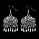 Jeweljunk Oxidised Dangler Earrings - 1311235