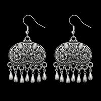 Jeweljunk Oxidised Dangler Earrings - 1311235