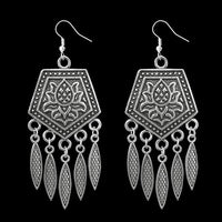Jeweljunk Oxidised Dangler Earrings - 1311239