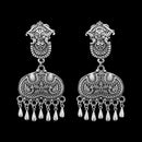 Jeweljunk Oxidised Dangler Jhumki Earrings - 1311246