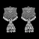 Jeweljunk Oxidised Beads Drop Dangler Jhumki Earrings - 1311253