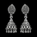 Jeweljunk Oxidised Beads Drop DanglerJhumki Earrings - 1311255