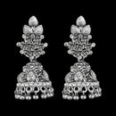 Jeweljunk Oxidised Beads Drop DanglerJhumki Earrings - 1311267