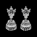 Jeweljunk Oxidised Beads Drop DanglerJhumki Earrings - 1311268