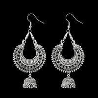 Jeweljunk Oxidised Afghani Earrings - 1311278
