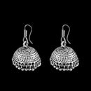 Jeweljunk Silver Plated Jhumki Earrings - 1311285