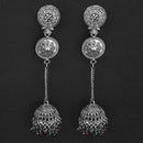 Jeweljunk Oxidised Beads Jhumki Earrings - 1311592