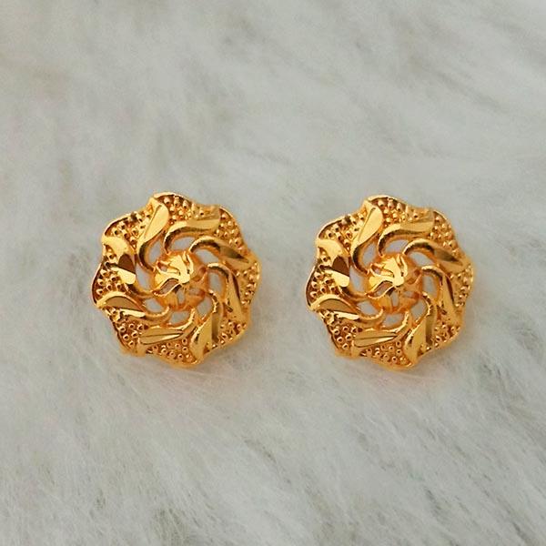 Kriaa Gold Plated Stud Earrings - 1311778