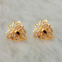 Kriaa Gold Plated Stud Earrings - 1311784