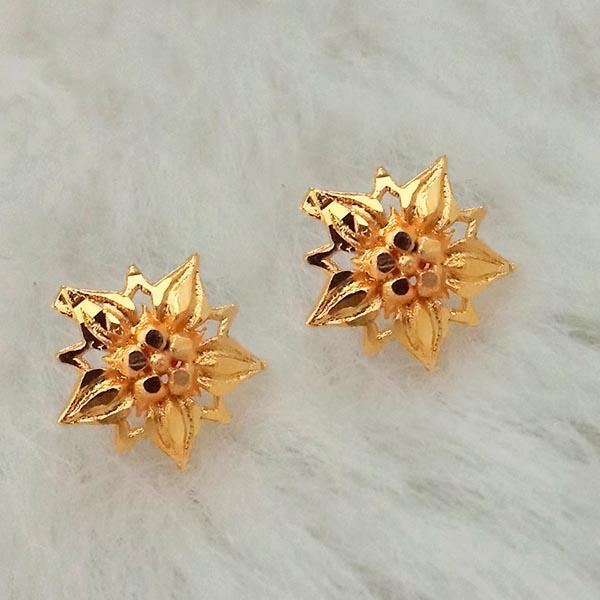 Kriaa Gold Plated Stud Earrings - 1311786