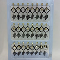 14Fashions Set of 12 Stud Earrings Combo