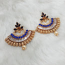 Kriaa AD Stone Gold Plated Dangler Earrings - 1313007C