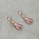 Jeweljunk Pink Thread Gold Plated Earrings - 1313336A