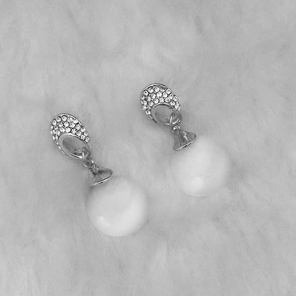 Kriaa Resin Stone Gold Plated Dangler Earrings - 1313665A
