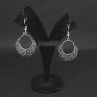 Jewljunk Oxidised Dangler Earrings - 1314558