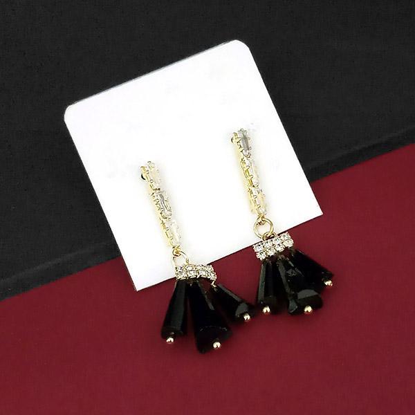 Urthn AD Stone Gold Plated Dangler Earrings - 1315833E