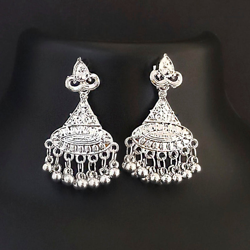 Shubh Arts Oxidised Plated Dangler Earrings