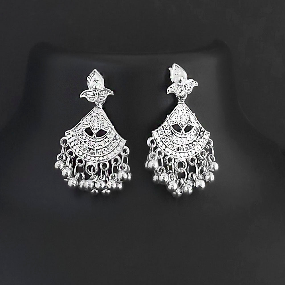 Shubh Arts Oxidised Plated Dangler Earrings