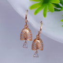 JB Arts Gold Plated AD Stone Jhumki Earrings