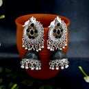 JewelJunk Black Oxidized Plated Jhumka