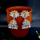 JewelJunk Brown Oxidized Plated Jhumka