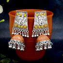 JewelJunk Brown Oxidized Plated Jhumka