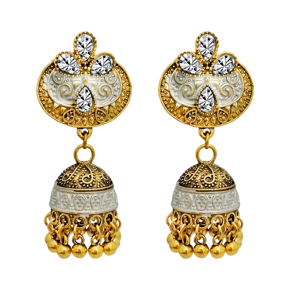 JewelJunk Gold Plated Jhumka